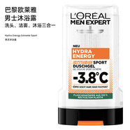 歐萊雅（LOREAL）德國進口男士沐浴露潔面沐浴洗發(fā)多合一保濕清爽250ml 極限運動清涼沐浴