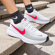 耐克（NIKE）男鞋 2025新款夏季運(yùn)動(dòng)鞋REVOLUTION 8公路慢跑鞋緩震透氣跑步鞋 白色紅勾-102/建議拍大半碼 40.5