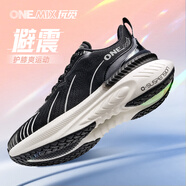 玩覓onemix避震鞋跑步爽跑鞋專業(yè)跑步鞋厚底減震運(yùn)動鞋情侶鞋子夏季款 熊貓黑 45