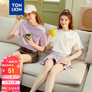 唐獅（TonLion）2025短袖T恤印花半袖上衣寬松體恤衫