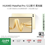 HUAWEI MatePad Pro 12.2英寸柔光版華為平板電腦雙層OLED云晰柔光屏辦公創(chuàng)作學(xué)習(xí) 16+1TB WIFI 流金