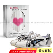 Onitsuka Tiger定制跑步鞋   Runspark 達(dá)芬奇 禮盒 特別企劃 Y2K復(fù)古跑鞋告白書(shū) 白灰色 37
