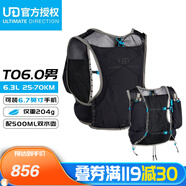 ULTIMATE DIRECTION美國(guó)UD TO6.0男女競(jìng)速越野包男女跑步背包輕量帶軟水壺山地騎行包 男款 TO6.0-黑（含2個(gè)軟水壺） S