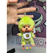 萌趣趣日本正版蒙奇奇monchhichi 限定款 抹茶 ss號(hào) 綠色小大頭掛件現(xiàn)貨 抹茶keychain(instock)