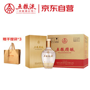 五糧液股份 五糧精釀 拉絲金 濃香型白酒 52度 500mL*6瓶 整箱裝 升學(xué)宴