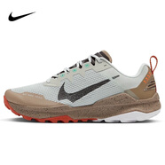耐克NIKE跑步鞋男子減震保護(hù) WILDHORSE 8運動鞋DR2686-005淺銀/棕45