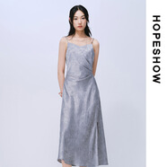 紅袖（hopeshow）連衣裙89225141602 銀灰(2) XS