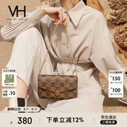 VANESSA HOGAN【七夕禮物】VH女包山茶花信封包高級感包包老花鏈條包單肩斜挎包