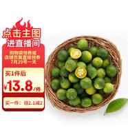 京鮮生 海南小青檸 凈重1斤  生鮮水果