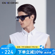 one&one套鏡近視太陽(yáng)鏡男偏光防紫外線強(qiáng)光大框墨鏡男夾片女開(kāi)車眼鏡