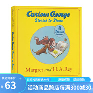 英文原版 Curious George 好奇猴喬治 32個故事大合輯 汪培珽書單推薦第3階段 綠山墻 Stories to Share 8個故事精裝合集 綠山墻圖書