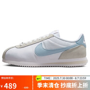耐克NIKE休閑鞋女子板鞋阿甘鞋CORTEZ運(yùn)動(dòng)鞋DZ2795-100白藍(lán)36.5