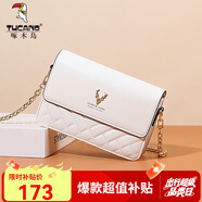 啄木鳥(niǎo)（TUCANO）包包女款2025年牛皮鏈條小方包單肩斜挎包實(shí)用生日禮物
