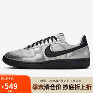 耐克NIKE女子休閑鞋薄底鞋 FIELD GENERAL運動(dòng)鞋HQ7397-001銀黑38.5