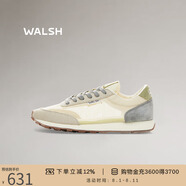 NormanWalsh2025春夏季LA84系列經(jīng)典復古運動鞋透氣跑步鞋網(wǎng)面慢跑鞋男 米白/霧霾綠 36