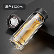 富光玻璃杯高硼硅雙層辦公泡茶杯不銹鋼回流蓋耐熱防爆水杯團購定制