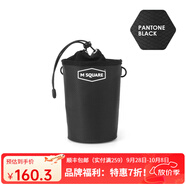 M Square【福利專享】小布車豬鼻包車頭包自行車包電腦包單肩包通勤騎行包 圓筒包黒色【TPU防水面料】