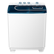 奇帥雙桶系列  10公斤小型開放式大旋鈕面板半自動洗衣機