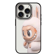 CASESHOCK×拉布布高端品質(zhì)labubu適用于蘋果16殼iPhone16ProMax 拉布布4號-透明黑框（升級版高品 iPhone 16
