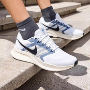 耐克（NIKE）男鞋跑步鞋2025冬季新款WEARALLDAY緩震運動(dòng)鞋赤足休閑鞋 白色DR2695-105灰石板藍 44