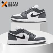 耐克（NIKE）【潮】女鞋AJ1新款A(yù)ir Jordan1 Low低幫運動輕便防滑休閑籃球鞋子 553560-152 白黑灰 38 GS