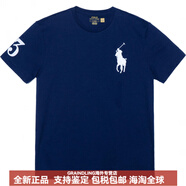 Polo Ralph Lauren拉夫勞倫SS23純色Logo刺繡套頭短袖T恤男款藏青色 藏青色 S