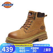 Dickies男士馬丁靴高幫時(shí)尚男靴工裝靴情侶靴男 70A土黃 36 -女款 