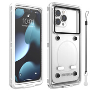 客套適用于紅米K80/K70Pro防水手機(jī)袋Redmi K80Pro/60可游泳潛水漂流水下觸屏高清拍攝通用戶外潛水殼 【白色】全密封防水|防塵|防摔-帶自檢防水殼 小米 Redmi K70至尊版