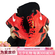耐克（NIKE）AIRMASTROII皮蓬大紅中幫籃球鞋 PJ/AJ9281-600 43
