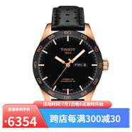 天梭(TISSOT)瑞士手表 天梭男表 律馳PRS516系列日星雙顯夜光防水自動機械男士運動腕表 陶瓷表圈 T100.430.36.051.01