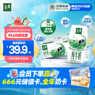伊利金典純牛奶整箱 200ml*12盒 3.6g乳蛋白 原生高鈣 禮盒裝