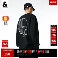 杰克·瓊斯（JACK&JONES）秋冬新款男士個性織花設(shè)計圓領(lǐng)圖案針織衫毛衣打底衫上衣衣服男裝 E40黑色 L 180