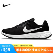 耐克NIKE跑步鞋男緩震透氣REVOLUTION 6運動鞋DC3728-003黑40.5
