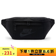 NIKE男包女包 單肩包運(yùn)動(dòng)潮流時(shí)尚戶(hù)外休閑斜挎包胸包 黑色BA5751-010/52*12*21 腰包