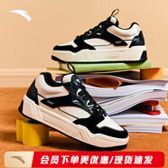 安踏（ANTA）C37|板鞋女鞋夏季復(fù)古增高百搭休閑鞋板鞋運(yùn)動(dòng)鞋 象牙白/黑-2 39