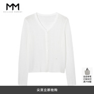 麥檬【涼感亞麻】MM浪漫遠行/輕量透氣吊帶外搭毛衫開(kāi)衫白色春夏 白色5G7930071 L （120斤-135斤）