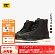 CAT卡特馬丁靴工裝鞋男鞋新復(fù)古回潮機(jī)車靴P7049/P712950/P712947 黑色P712947 42