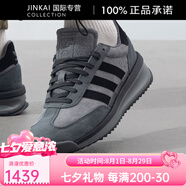 阿迪達斯 （adidas）三葉草男鞋女鞋2025春季新款SL72深灰色運動鞋休閑T頭鞋 深灰/黑色/碳黑/主圖款 42.5