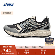 亞瑟士ASICS跑步鞋男鞋女鞋耐磨透氣運(yùn)動(dòng)鞋緩震越野跑鞋 GEL-SONOMA CN 黑色/灰色(女款) 37.5