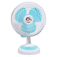 人杰人杰電風(fēng)扇臺(tái)式學(xué)生宿舍小風(fēng)扇 RJ11-180輕音臺(tái)扇轉(zhuǎn)頁扇迷你風(fēng)扇 藍(lán)色T13