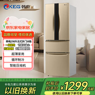 韓電（KEG）冰箱 十字四開門雙開門冰箱超薄家用一級能效360°循環(huán)制冷大容量對開多門電冰箱 298升【法式多門】一級能效