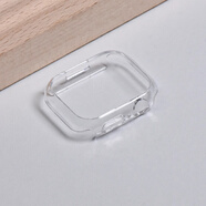 鑫片適用Apple Watch蘋果手表S10保護(hù)殼iWatch9/8/7/6/5/4/SE彩色保護(hù)套透明硬邊框表套S10糖果46/42mm 透明 適用iwatch S10 - 【42mm】