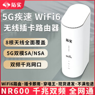 拓實(shí)5G路由器千兆WIFI6信號(hào)放大器移動(dòng)無線家用路由器穿墻王SIM插卡CPE全網(wǎng)通工業(yè)級(jí)千M路由器 NR600 真5G 千兆雙頻 網(wǎng)速狂飆 可插卡 全網(wǎng)通