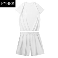 PYHEM王者榮耀聯(lián)名男女寶鎧李白瀾瑤半袖衣服地獄火cos套裝 短袖+短褲套裝備注名稱 短袖+短 S