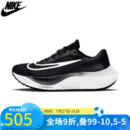 耐克（NIKE）耐克男跑鞋 Zoom Fly 5 馬拉松緩震輕便跑步鞋運動鞋 DM8968-300 DM8968-001/春季 41