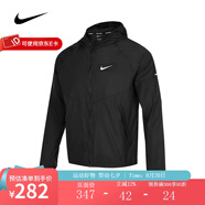 耐克（NIKE） 梭織外套男裝春秋新款跑步運動服連帽防風(fēng)夾克 DD4747-010 XL