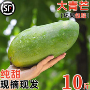 正宗云南大青芒10斤芒果新鮮水果青皮大果應(yīng)季熱帶特產(chǎn)孕婦水果5 9斤 [巨無(wú)霸果王]單果1.2斤起甄