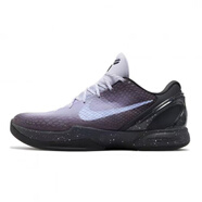 AJNIKERNIKE AIR［滅世純原］科比6代籃球鞋Kobe6戰(zhàn)靴反轉(zhuǎn)青蜂俠耐磨防滑 黑紫 46 _送籃球襪