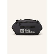 狼爪（Jack Wolfskin）男士旅行包防水多功能收納大容量L可折疊背包 BLACK ONE SIZE