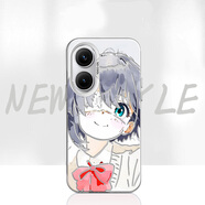 詩(shī)森悅 適用紅米Turbo4Pro手機殼Redmi動(dòng)漫新款Turbo4二次元Turbo3磨砂彩銀殼網(wǎng)紅全包防摔保護套 透白-甜笑六花A-全屏膜 紅米Turbo4Pro